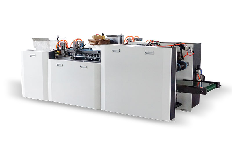 HBJ-D300全自動(dòng)西點(diǎn)紙盒成型機(jī)（上膠、折邊、成型一體機(jī)）